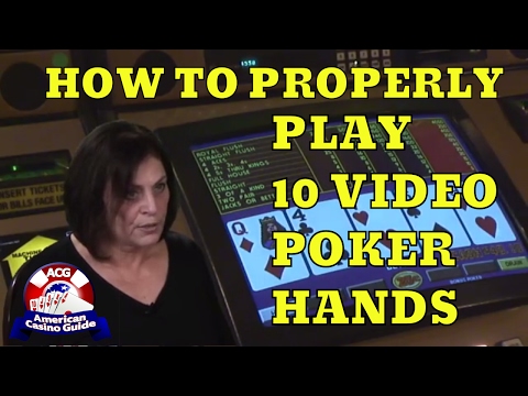 Basic Video Poker Strategy – Get Help On Your Game From Expert Players