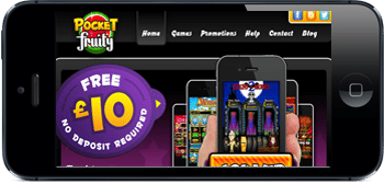 mobile casino welcome deposit pocket fruity