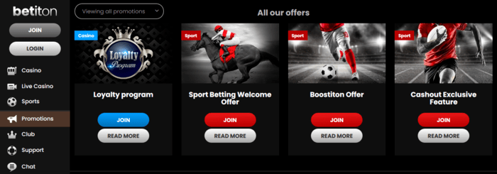 Betiton Sports Betting 2024