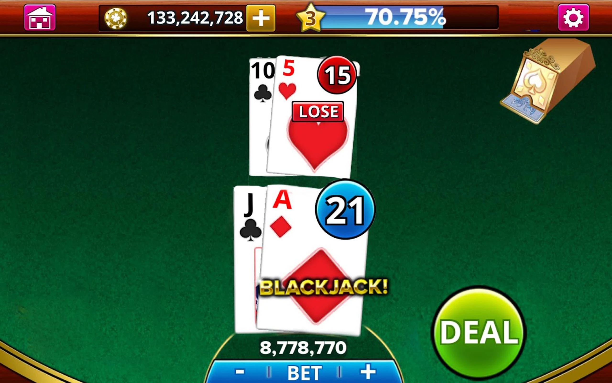 Black Jack App