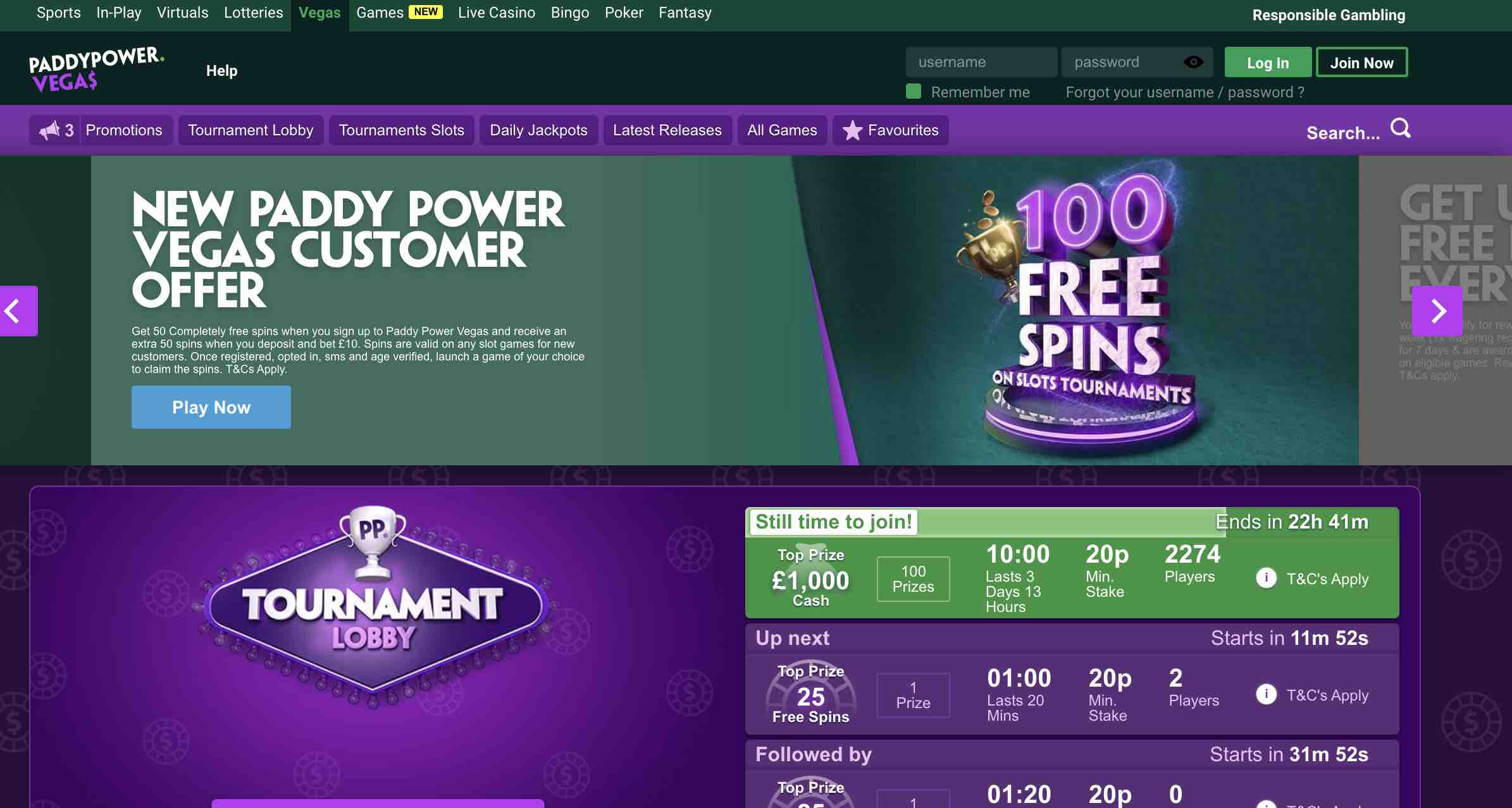 Paddy Power Casino Sign Up Offer