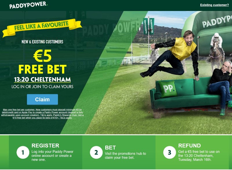 Paddy Power No Deposit