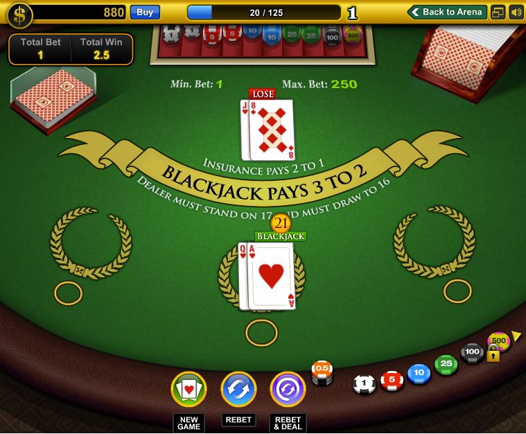 Free Blackjack Card Games