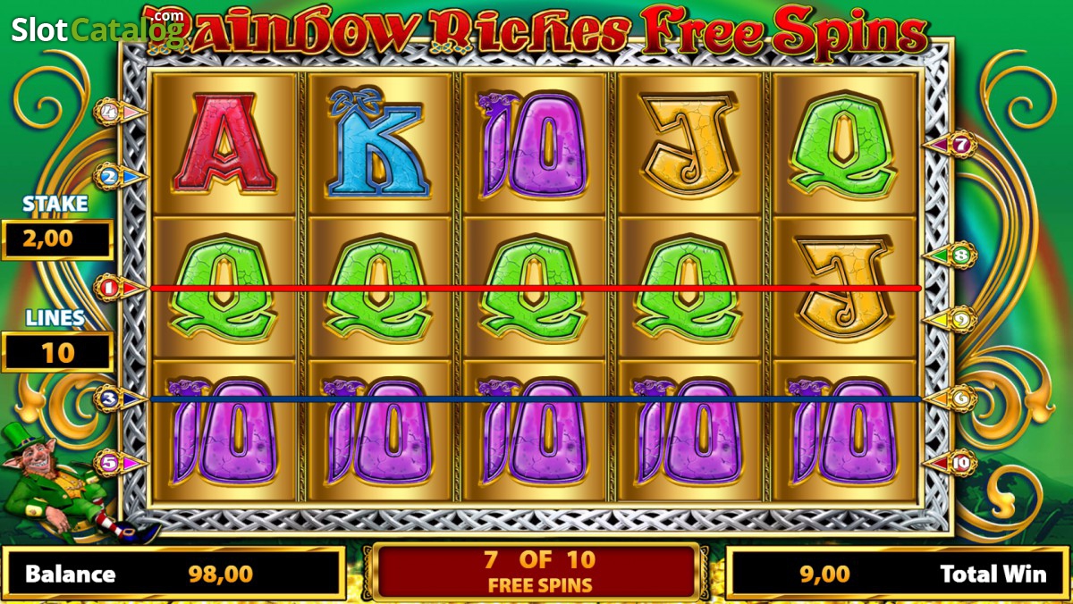 Rainbow Riches Free Spins