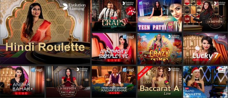 Live Casino Bonuses