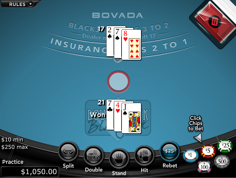 Double Deck Blackjack Online