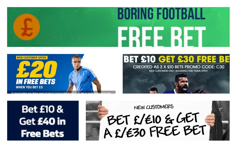 Best Free Bet Offers No Deposit