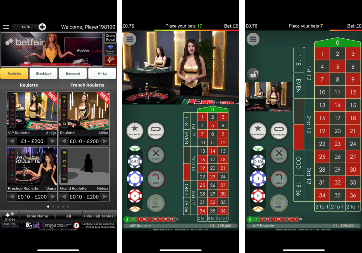 Best Live Casino App