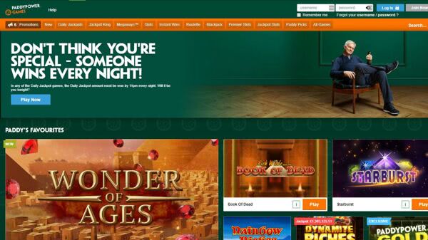 Paddy Power Online Games