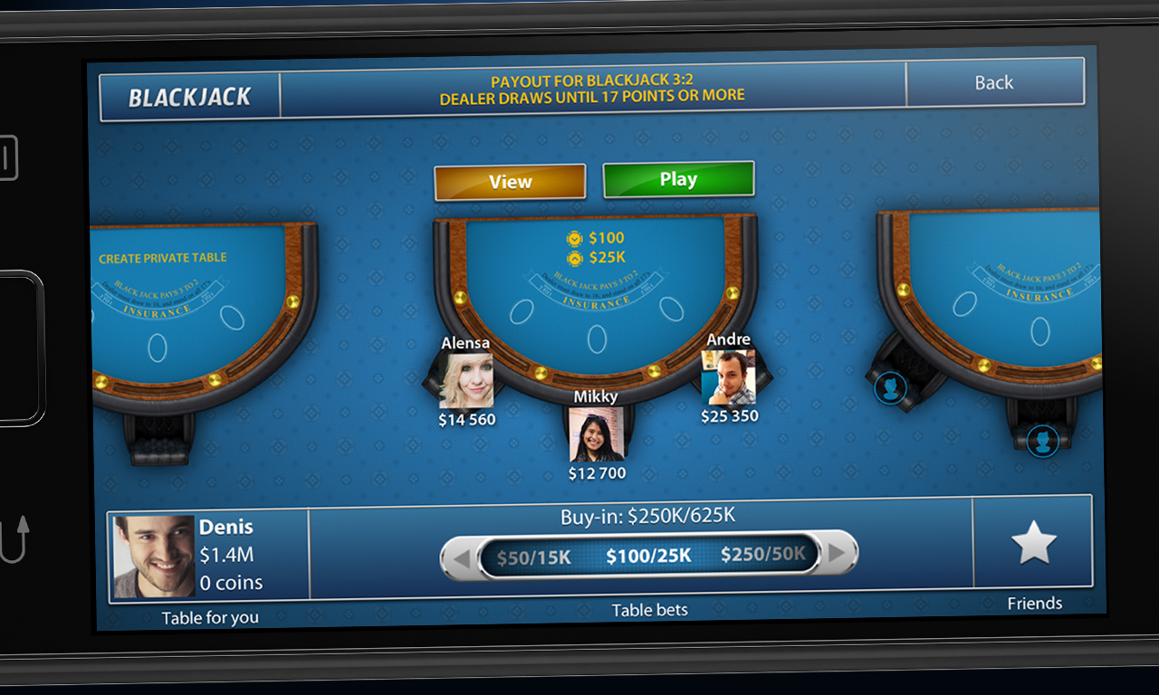 Casino Blackjack App