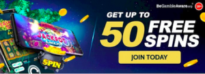 free spins signup welcome bonus