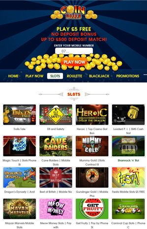 Play Casino Slots At Coinfalls