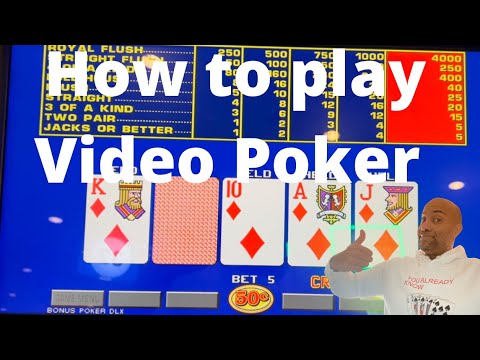 Basic Video Poker Strategy – Get Help On Your Game From Expert Players