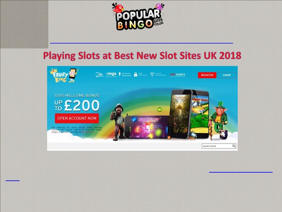 BEST UK SLOT SITES