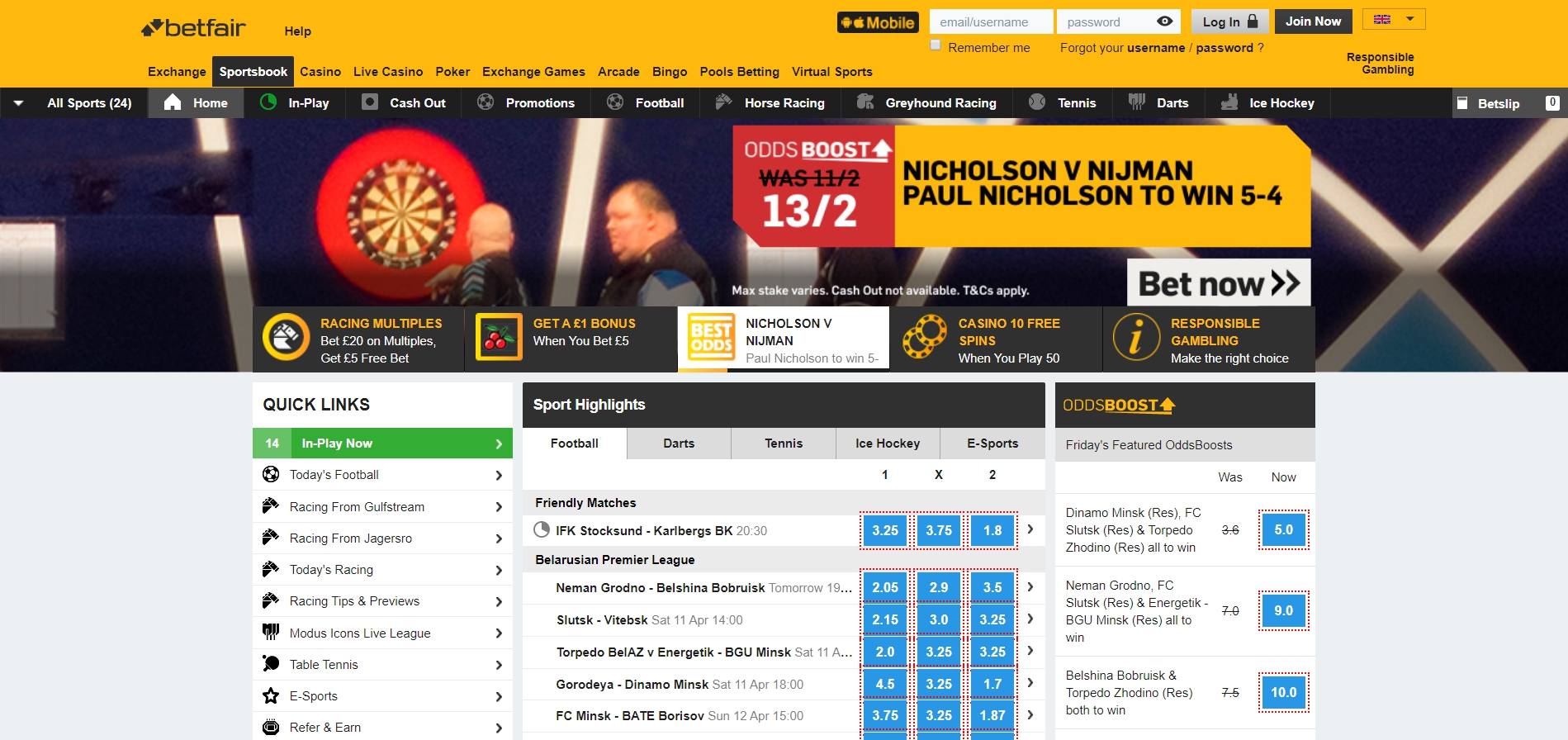Betfair Free