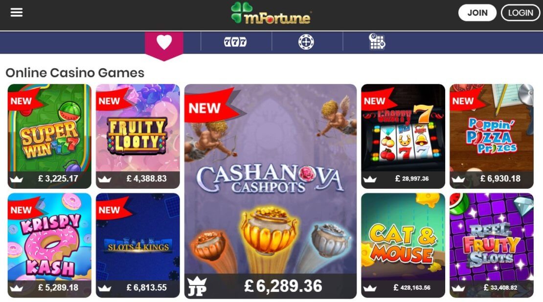 Bingo Sites Like Mfortune