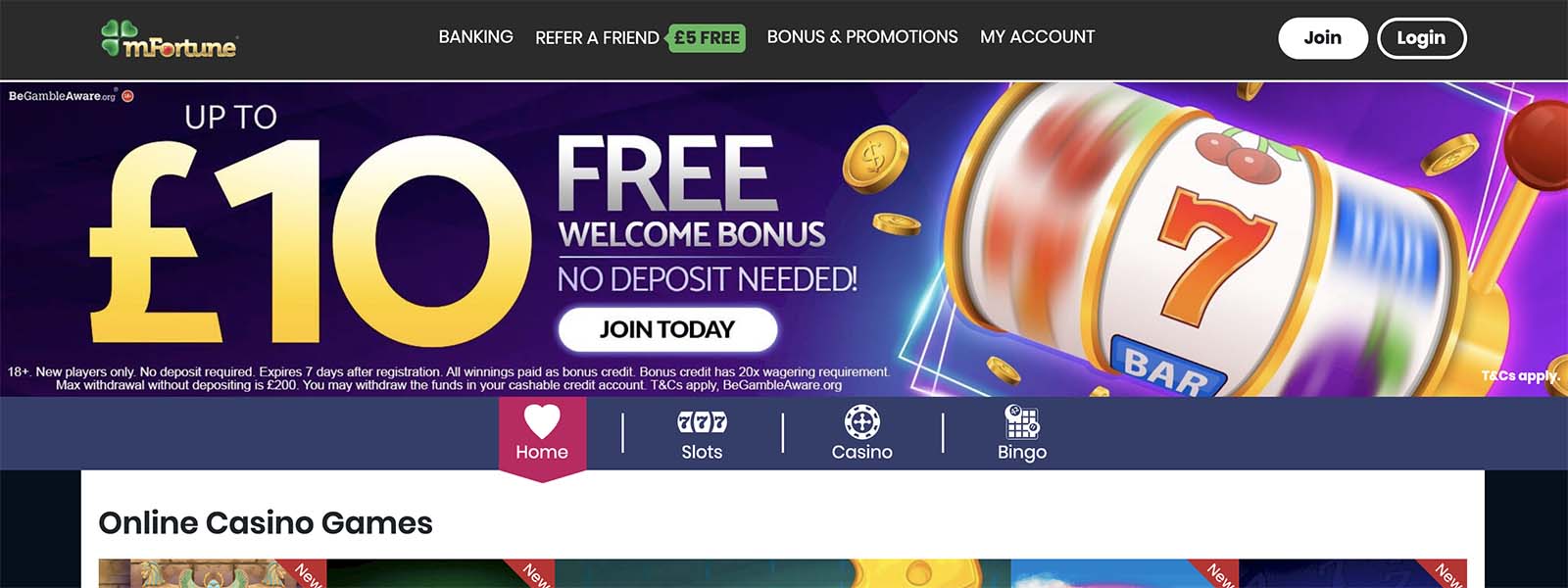Bingo Sites Like Mfortune