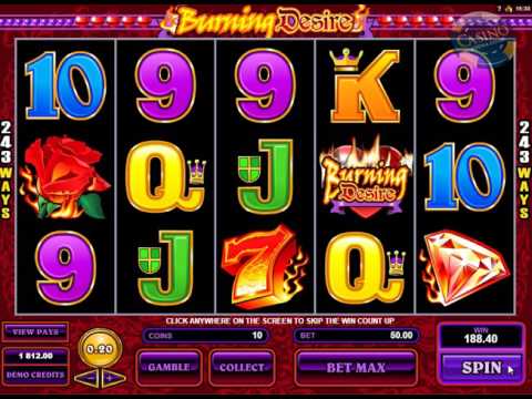 Burning Desire Slots 2022 - Play For Free And Get A $1600 Welcome Bonus