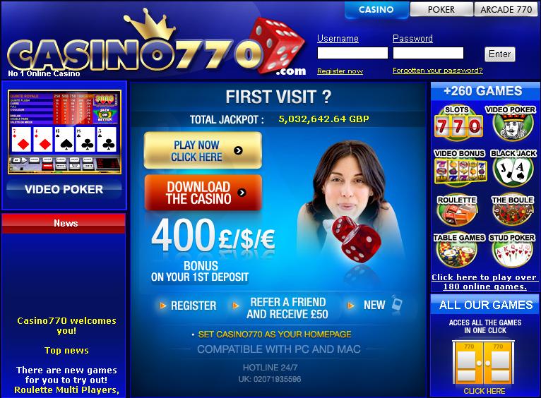 Casino Game Websites