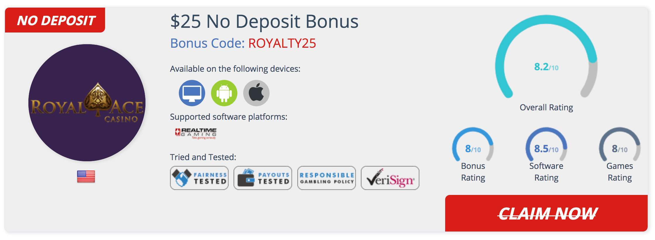 Casino No Deposit Code