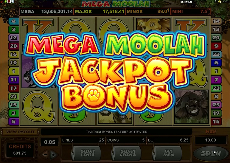 Casinos With Mega Moolah