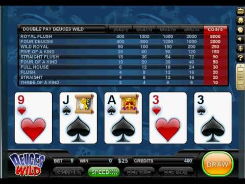 Deuces Wild Video Poker Play Free