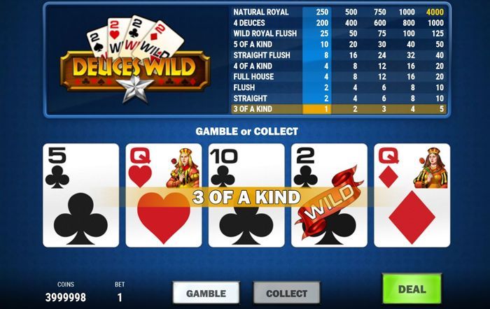 Deuces Wild Video Poker Play Free