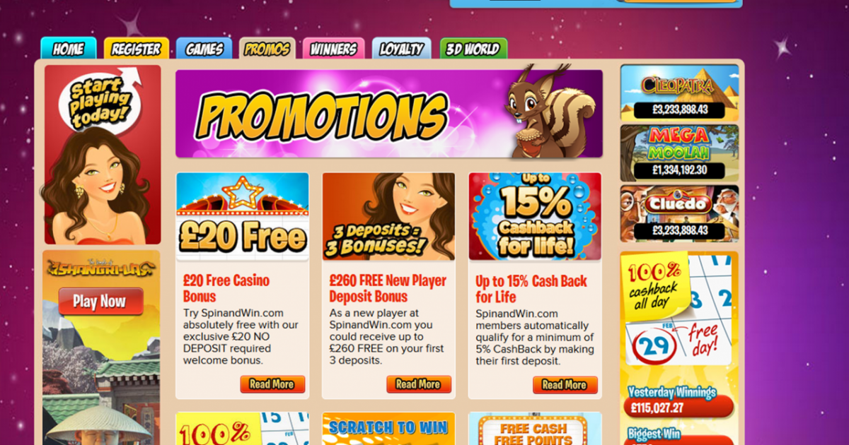 Free Slot No Deposit Bonus