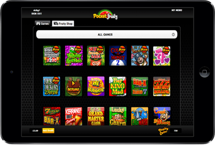 Pocket Fruity Landline Mobile Casino